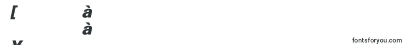 UniversBlackItalic Font – Bengali Fonts